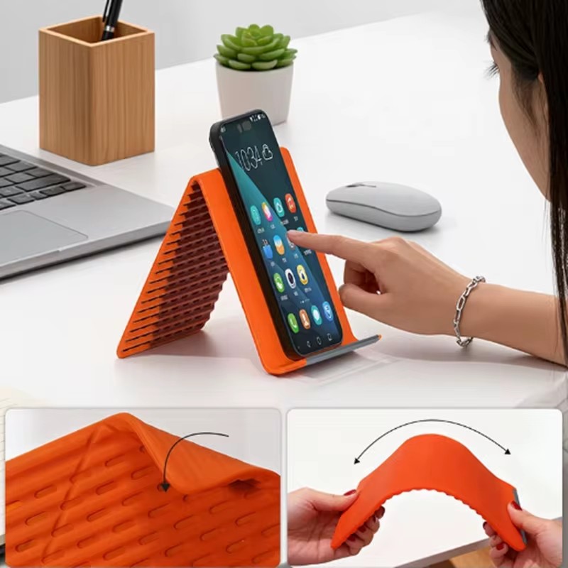 Tablet Accessories - Lazy Portable Phone Stand Silicone Desktop