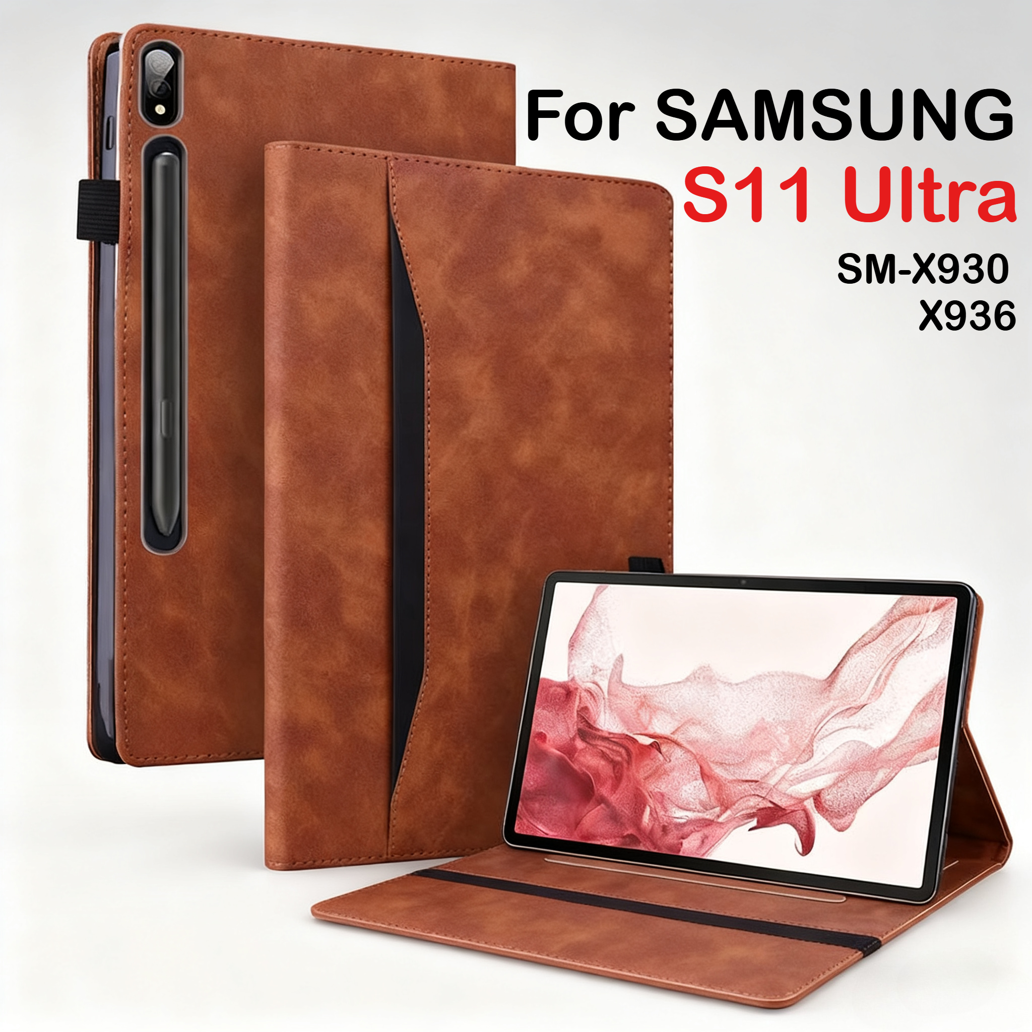 Samsung Tablet S11 Accessories - Leather Tablet Case for Samsung Galaxy