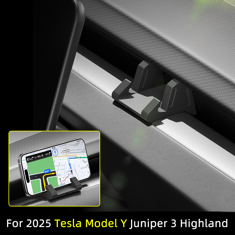 Tesla Tablet Accessories - Silicone Phone Mount For Tesla Model