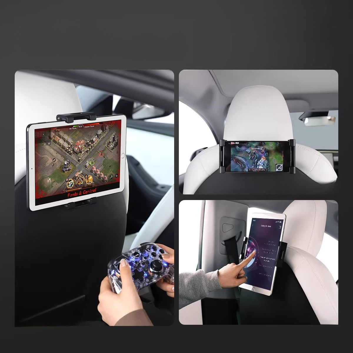 Rear Mobile Phone Holder Seat  - огляд і ціна Tesla Tablet Accessories