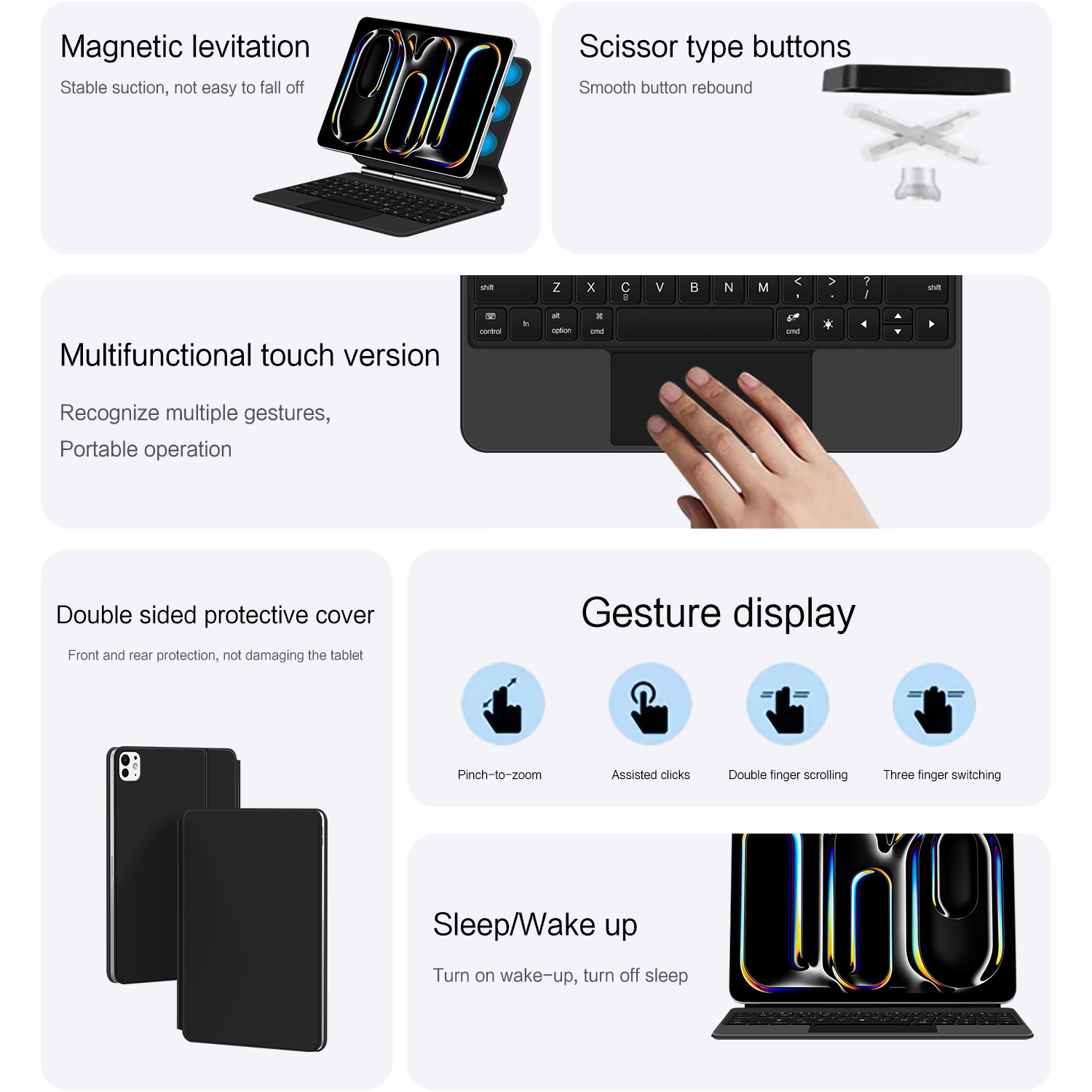 AJIUYU Magic Keyboard Folio Fo - огляд і ціна Ipad Cover Folio