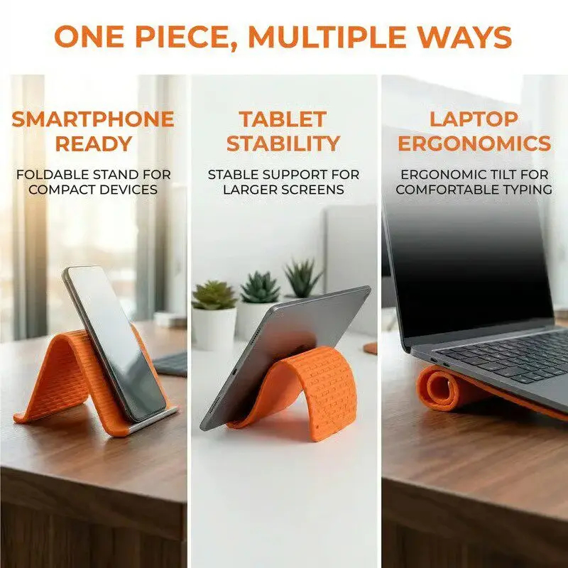 Silicone Foldable Phone Stand  - огляд і ціна Tablet Accessories