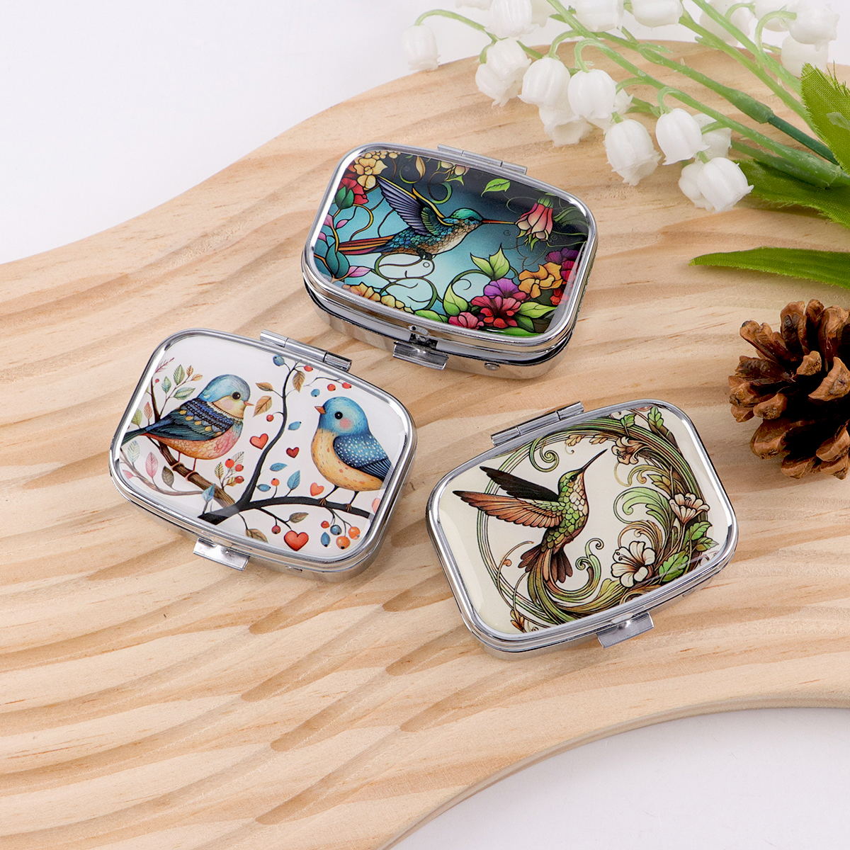 Cute Bird Cartoon Travel Pill  - огляд і ціна Tablet Accessories
