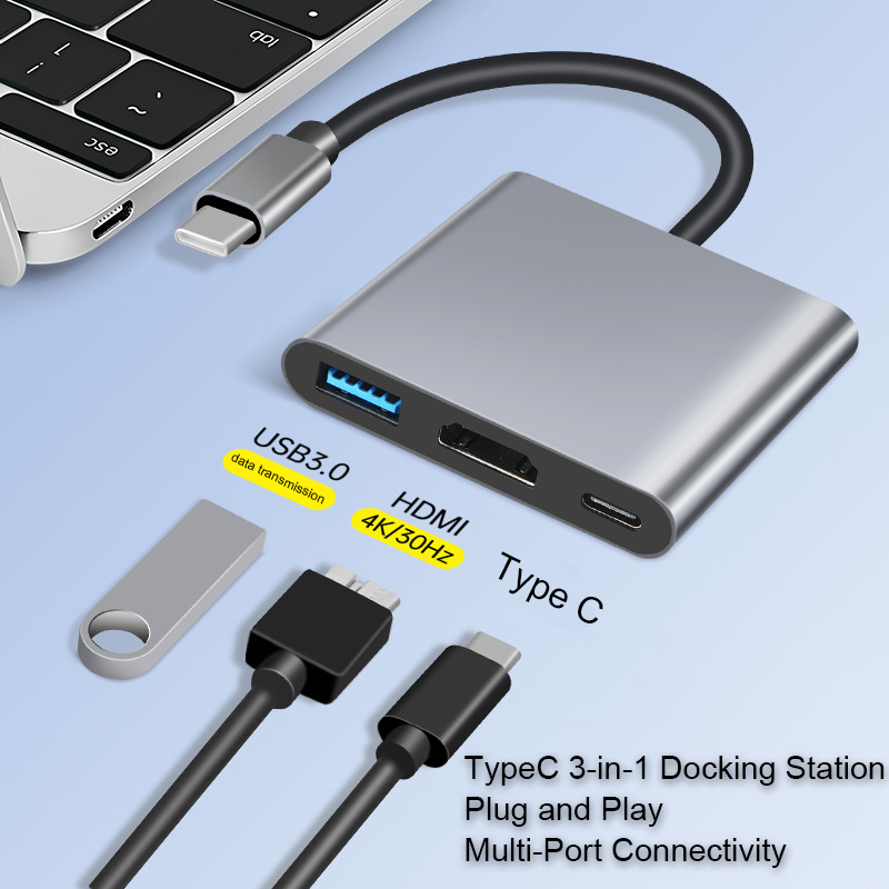 3 in 1 Usb Hub USB C to HDMI-c - огляд і ціна Hdmi Adapter Tablet