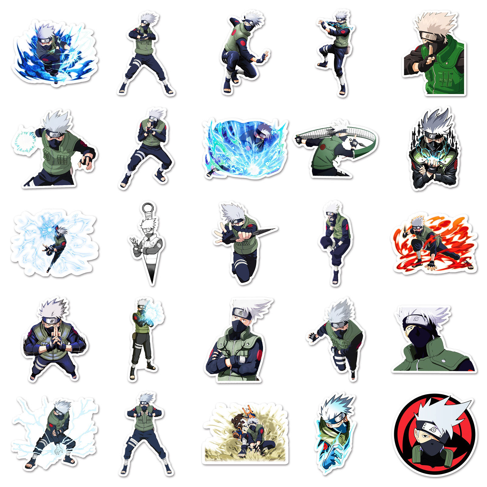 50pcs Anime Naruto Hatake Kaka - огляд і ціна Tablet Accessories