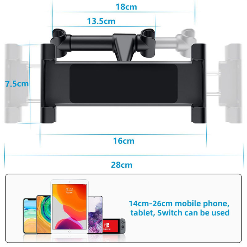 Telescopic Car Rear Pillow Pho - огляд і ціна Trimble Tablet Accessories