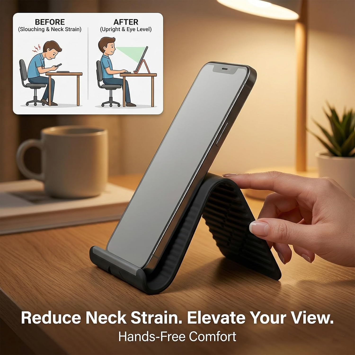 Lazy Portable Phone Stand Sili - огляд і ціна Tablet Accessories