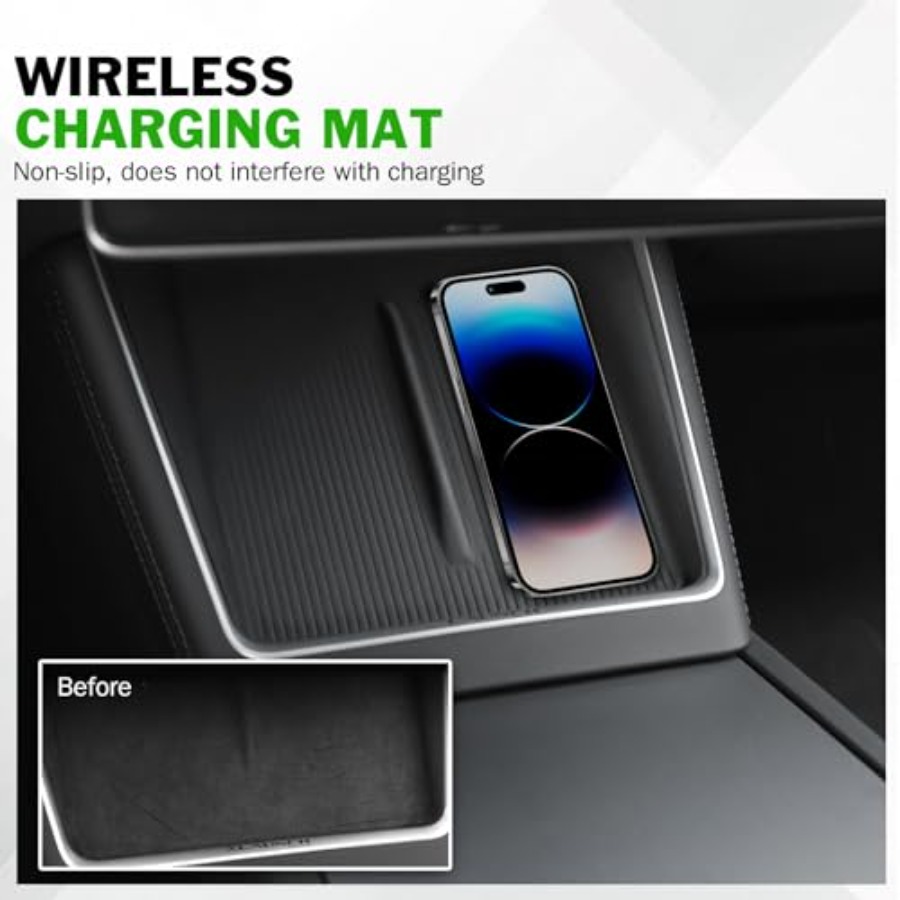 9PCS Center Console Organizer  - огляд і ціна Wireless Charging Pad