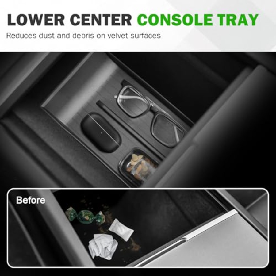 9PCS Center Console Organizer  - огляд і ціна Wireless Charging Pad