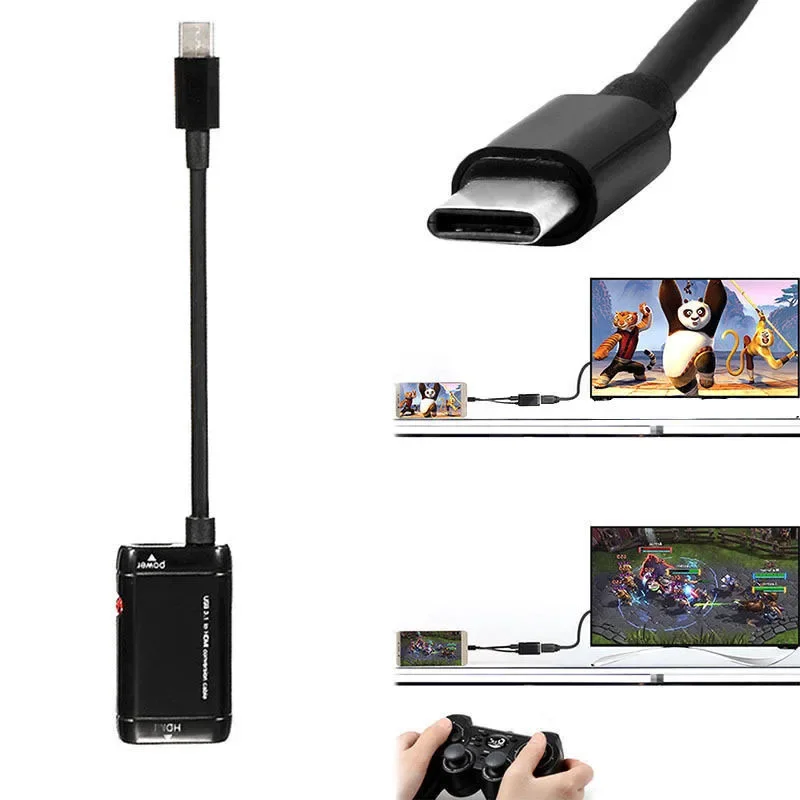USB-C Type C Male to HDMI-comp - огляд і ціна Hdmi Adapter Tablet
