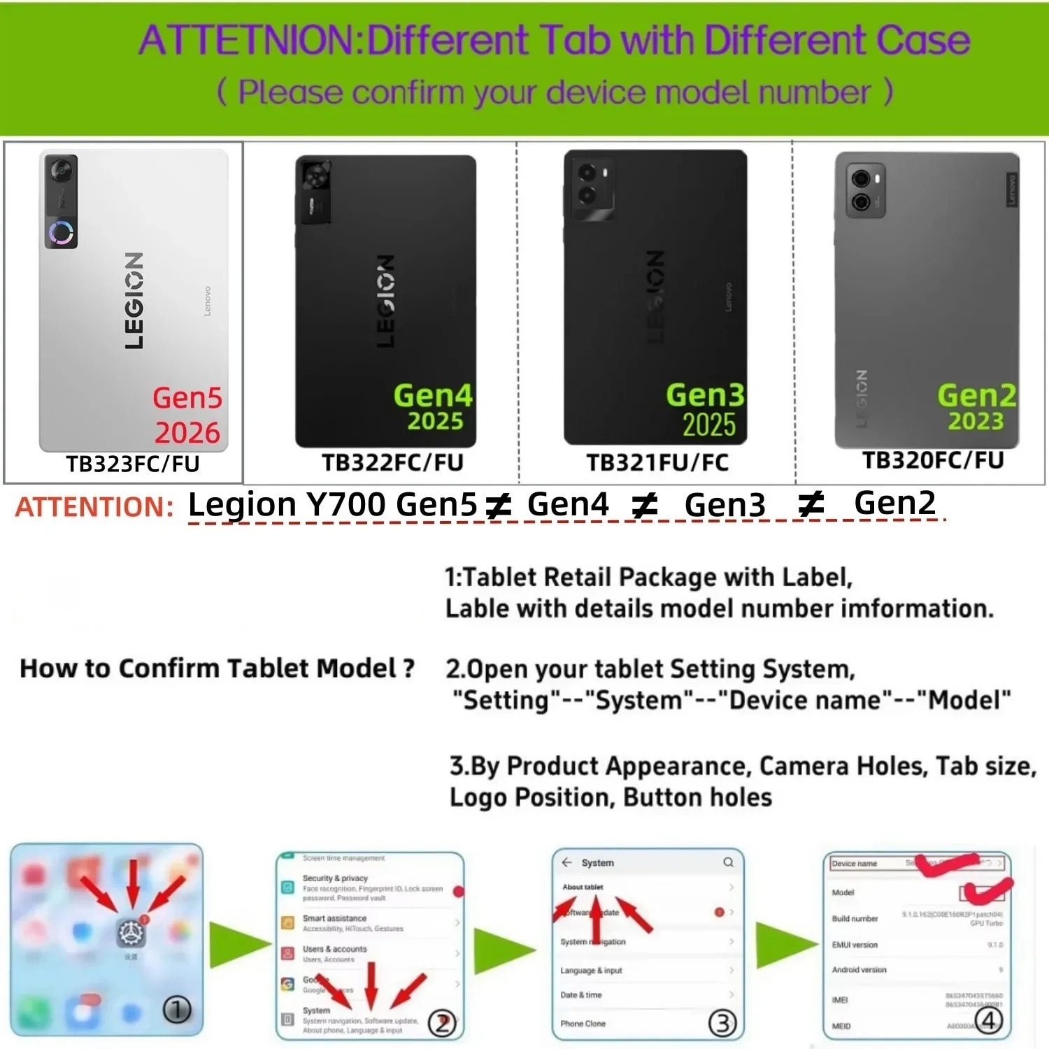 Flip Case for Lenovo Legion Y7 - огляд і ціна Lenovo Tablet With Accessories