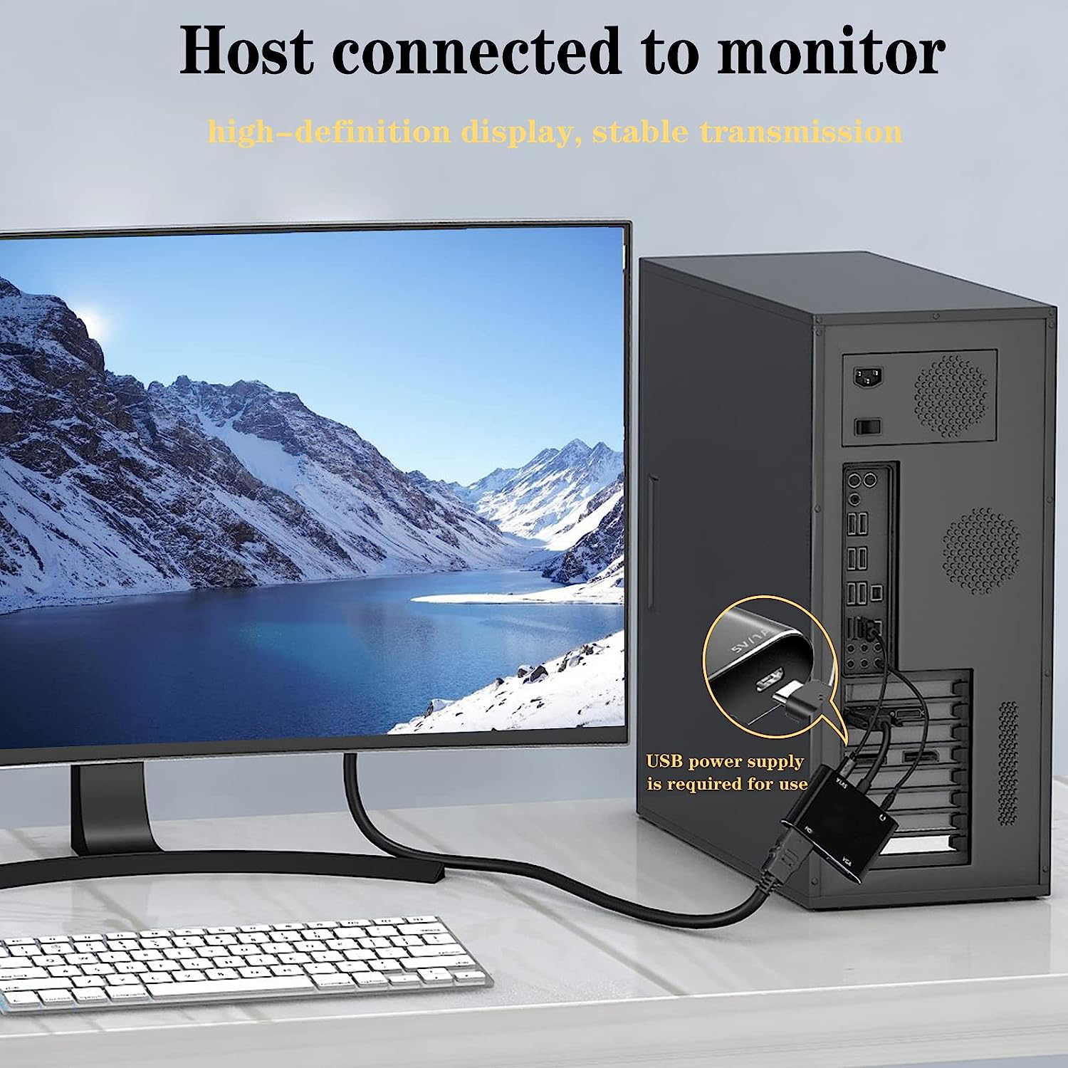VGA(Host) to VGA/HDMI-compatib - огляд і ціна Hdmi Adapter Tablet